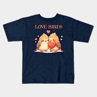 Love Birds Kids T-Shirt